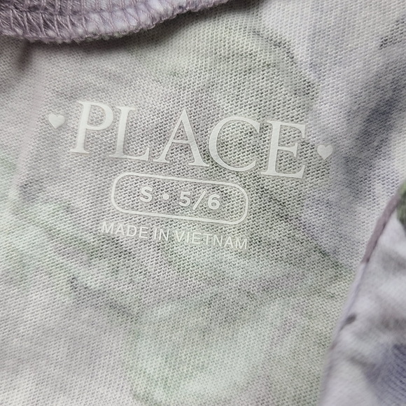 The Childrens Place Girls Dark Pink Gray Dresses Size Small 5/6 - Picture 10 of 12